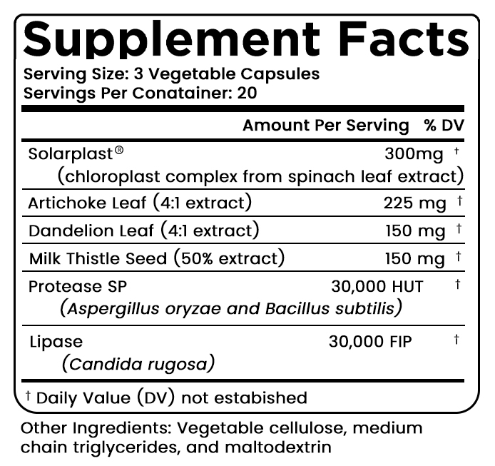 Liver health-supplement-facts